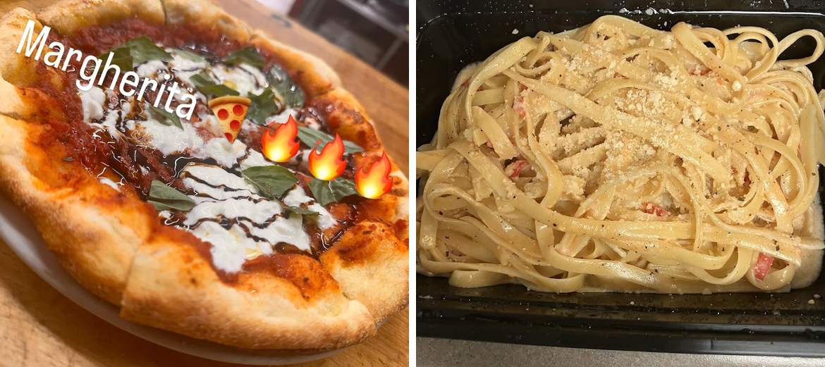 Alla Nonnas Menu