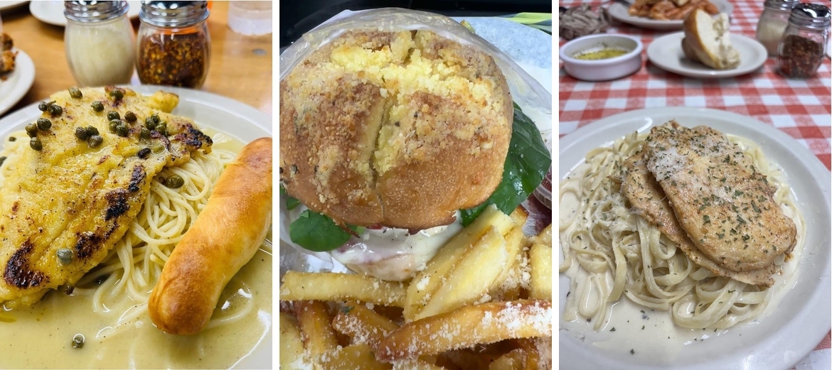 Alla Nonnas Menu