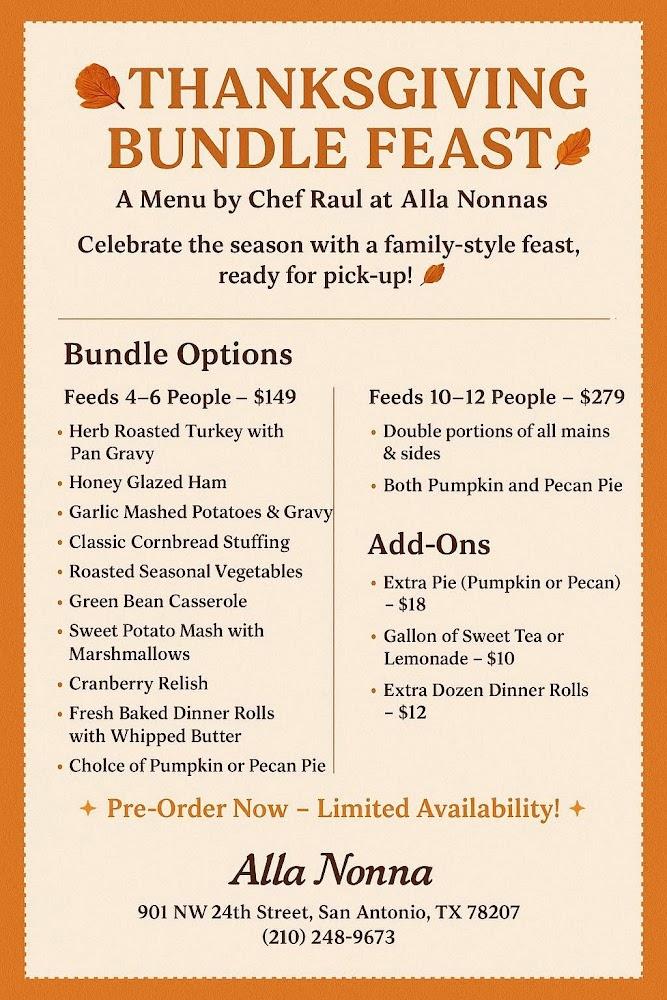 Alla Nonnas Menu image 3